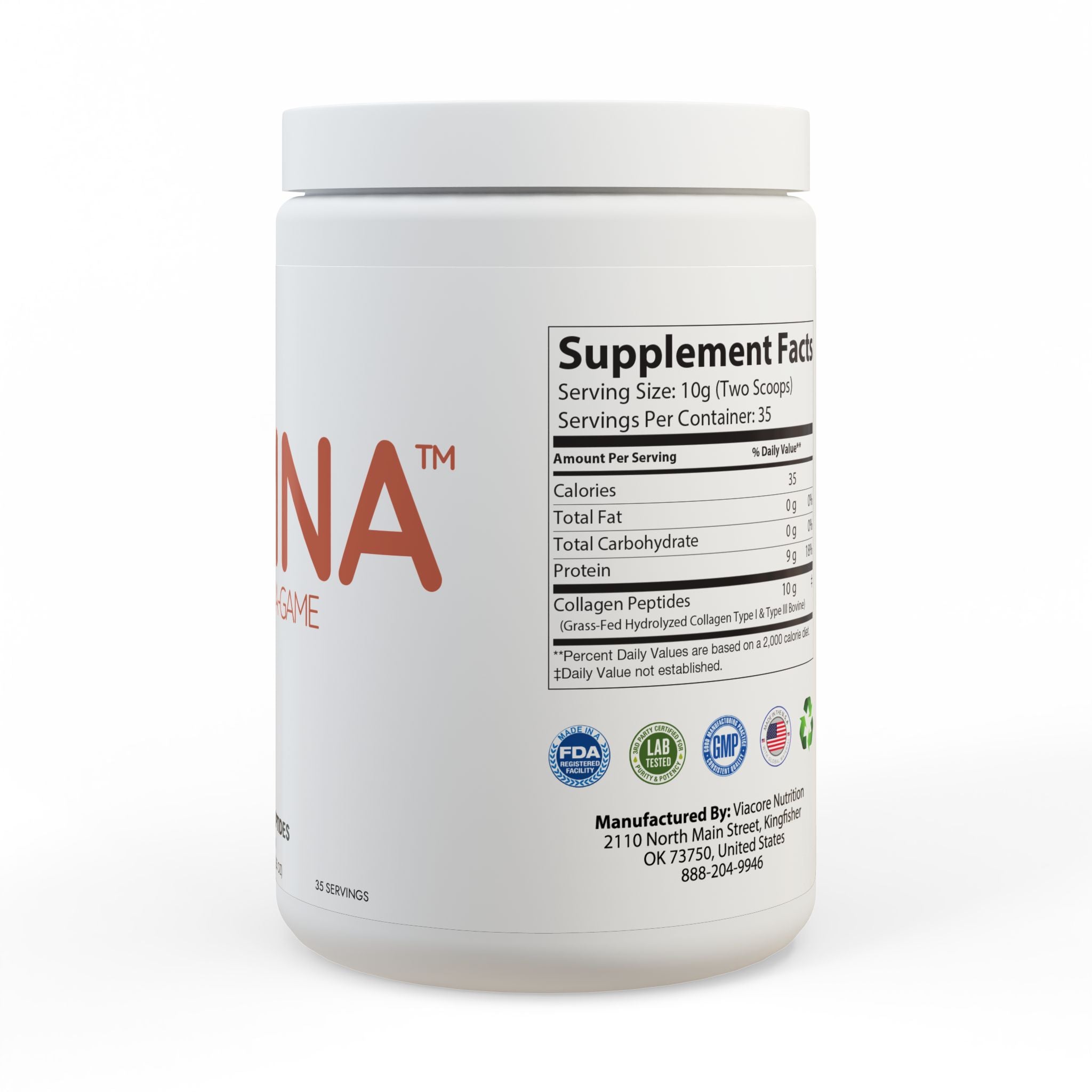 Collagen Peptides Type I & III Supplement (350g, 12.3oz)