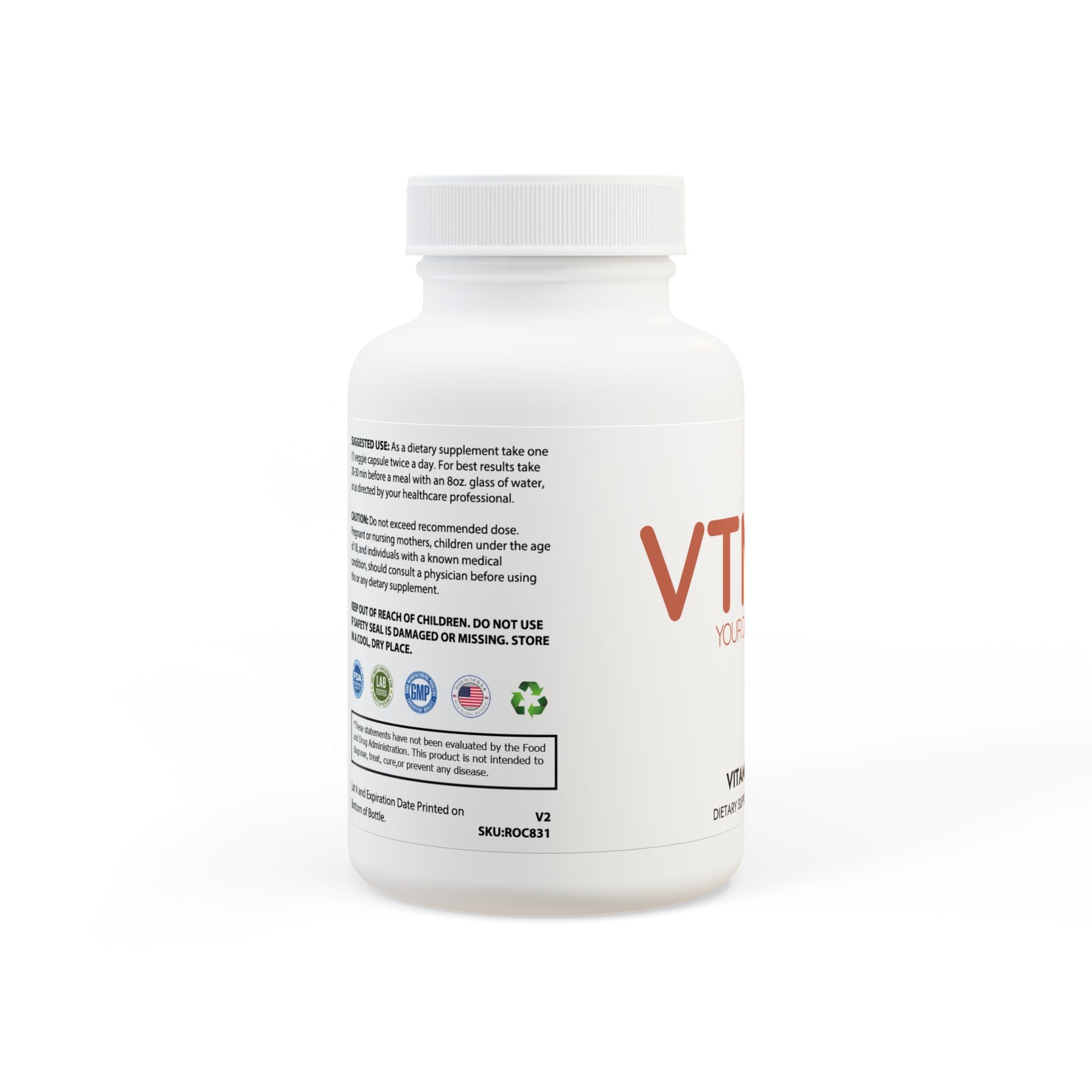 Vitamin K2 + D3 Supplement (60 Capsules)